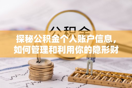 托克逊探秘公积金个人账户信息，如何管理和利用你的隐形财富